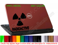 Radioactive Laptop Decal