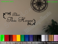 Bless This House Wall Decal