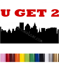 Skyline/Cityscape Decal - Providence, RI