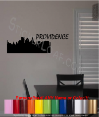 Skyline/CityScape Wall Decal - Providence, RI