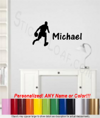 Personalized Basketball Wall Decal